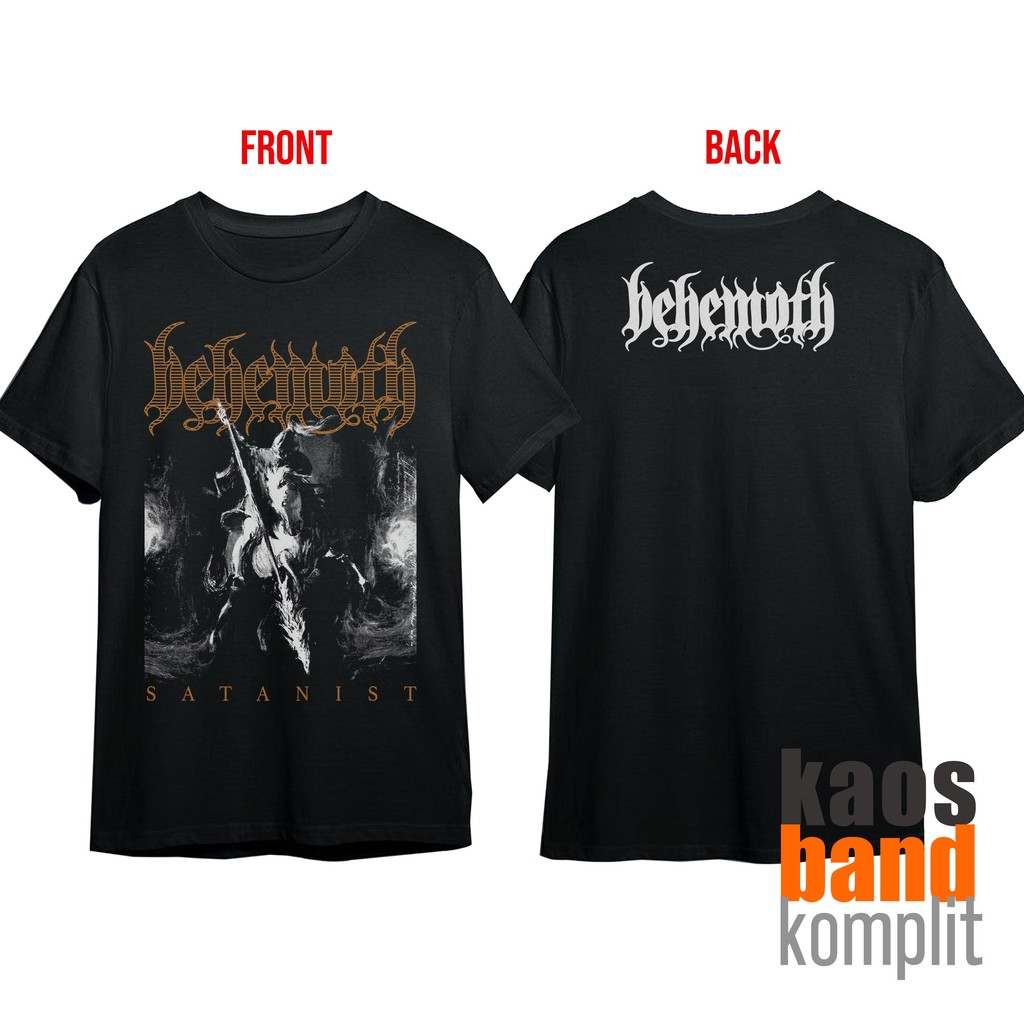 Kaos Band BEHEMOTH SATANIST - Premium Black NSA 24s