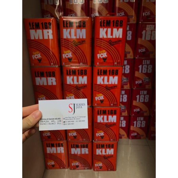 Lem Fox 168 KLM Yunior Blek Oranye
