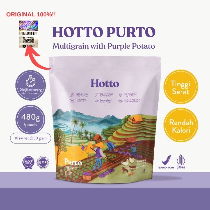 

Hotto Purto Dengan Kemasan Pouch Adalah Multigrain, Dan Ubi Ungu untuk Pola Makan Sehat Bernutrisi yang Praktis di Konsumsi Setiap Saat