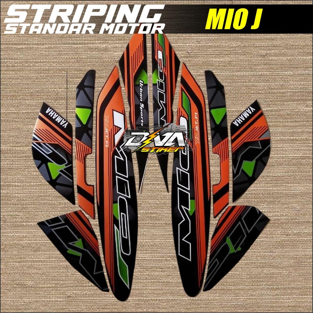 Stiker Striping MIO J 2014 - List Stiker Standar Yamaha MIO J 2014 Terlaris [Bogor]