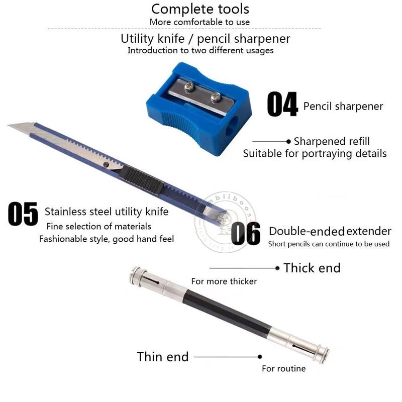 

JAMIN MURAH !!!29pcs/Set Lukis Sketsa Lengkap Paket Drawing Pencil Gambar Metal Tin Box Pensil Gambar(BISA LANGSUNG ORDER)