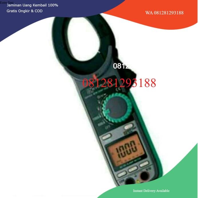 Digital Clamp Meter Tang Ampere AC/DC 1000A Kyoritsu 2055