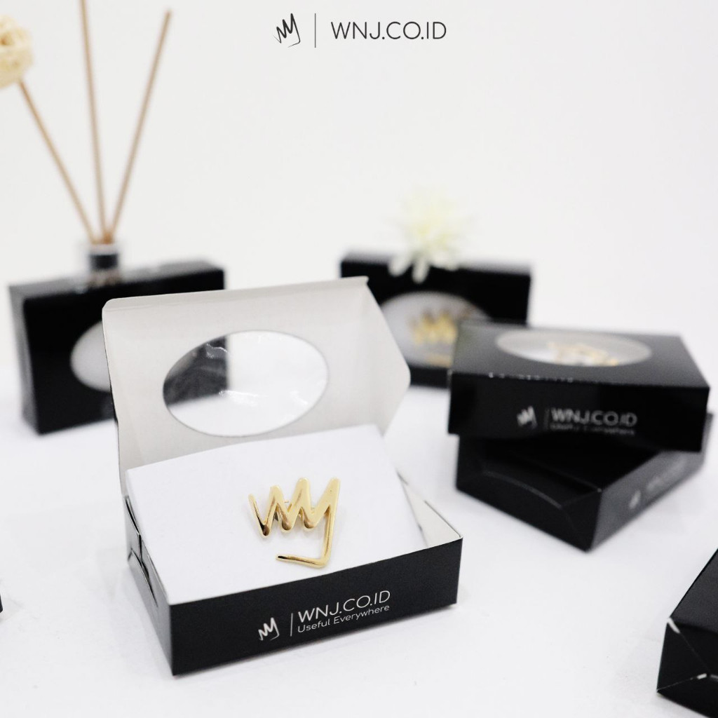 Brooch Exclusive Pin Bros Jilbab Mewah Huruf Aksesoris Hijab By Wnj.id