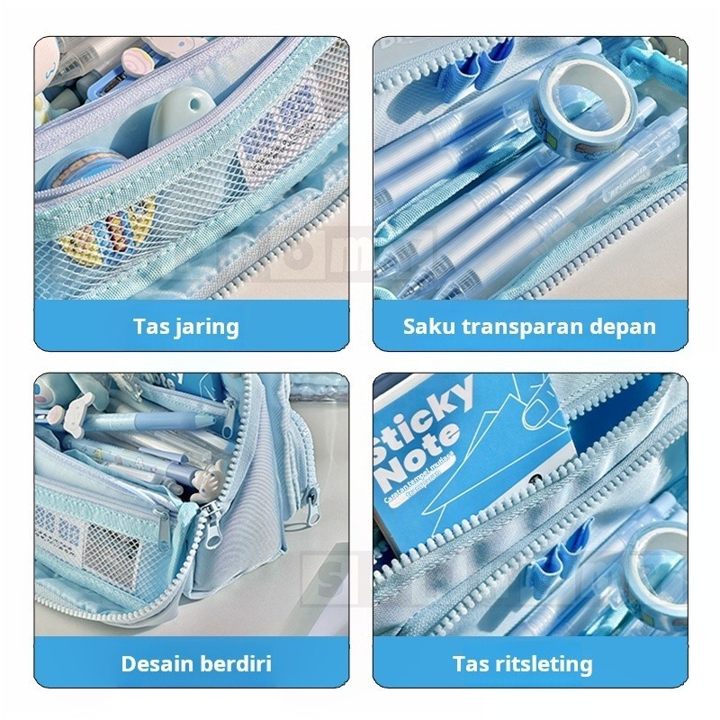 

JAMIN MURAH !!!kotak pensil aesthetic Tas PenaTempat Pencil Tas Pensil tempat alat tulis kapasitas besar(BISA LANGSUNG ORDER)