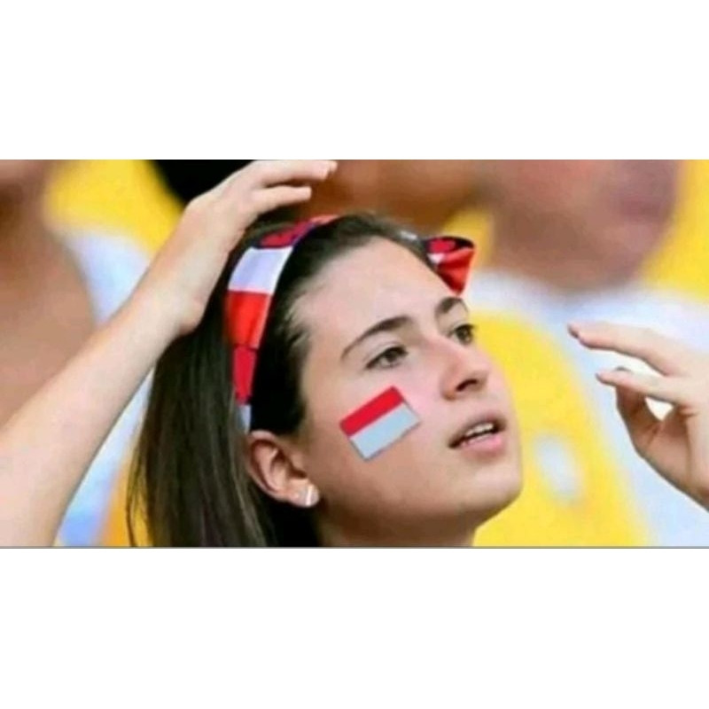 

HABISIN STOK TOM STICKER PIPI 17 AGUSTUS STIKER BENDERA INDONESIA Tempelan Pipi Bendera Merah Putih