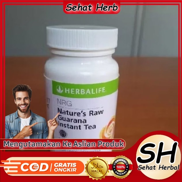 TEH NRG Herbalife original - Pembakar Lemak Menjadi Energi - Menjaga Berat Badan Teh penambah energi