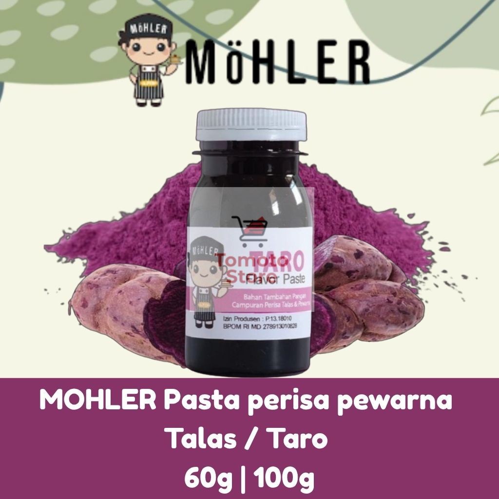 

✨ TOMOTOSTORE ✨ MOHLER Pasta perisa pewarna Talas / Taro