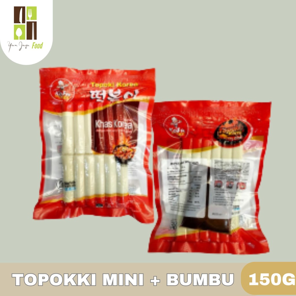 

Topokki Mini Merah / Tteokbokki Mini / Tokpokki Mini + Bumbu 150gr
