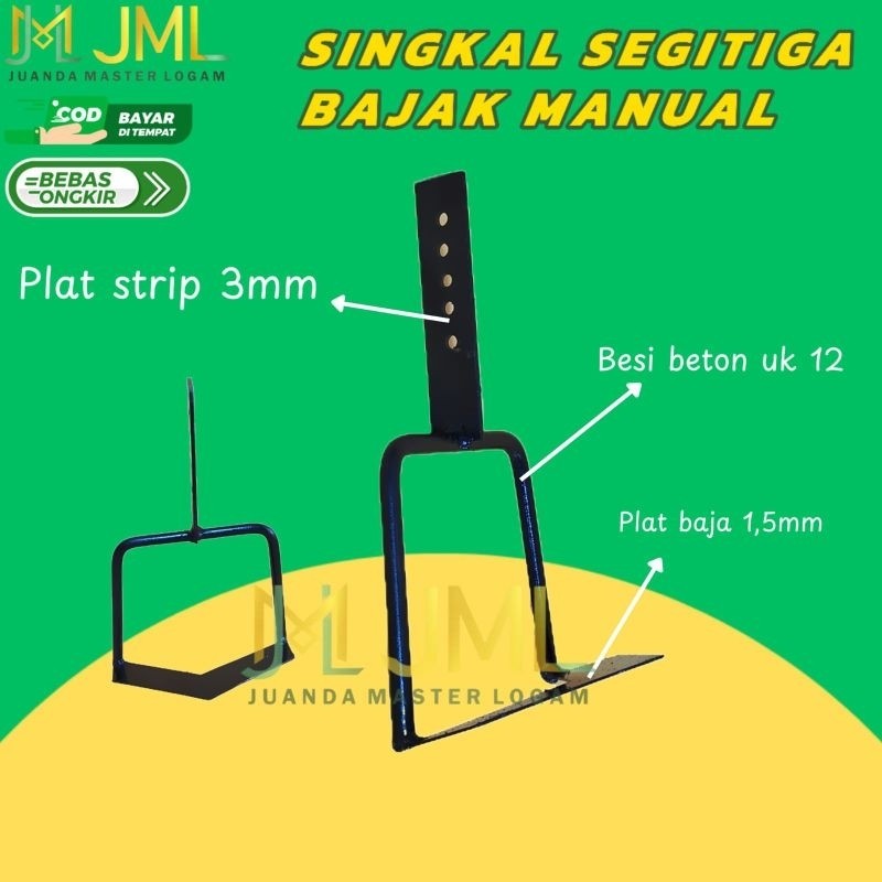 New Mata Singkal Bajak Manual Portabel Termurah Berkualitas premium
