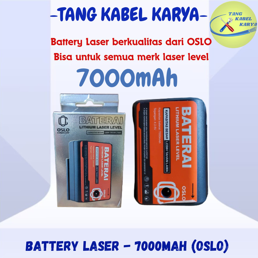 OSLO COMPANY - Baterai Laser Level Universal Hilda Taffware 2 Line 5 Line 12 Line Kapasitas Besar