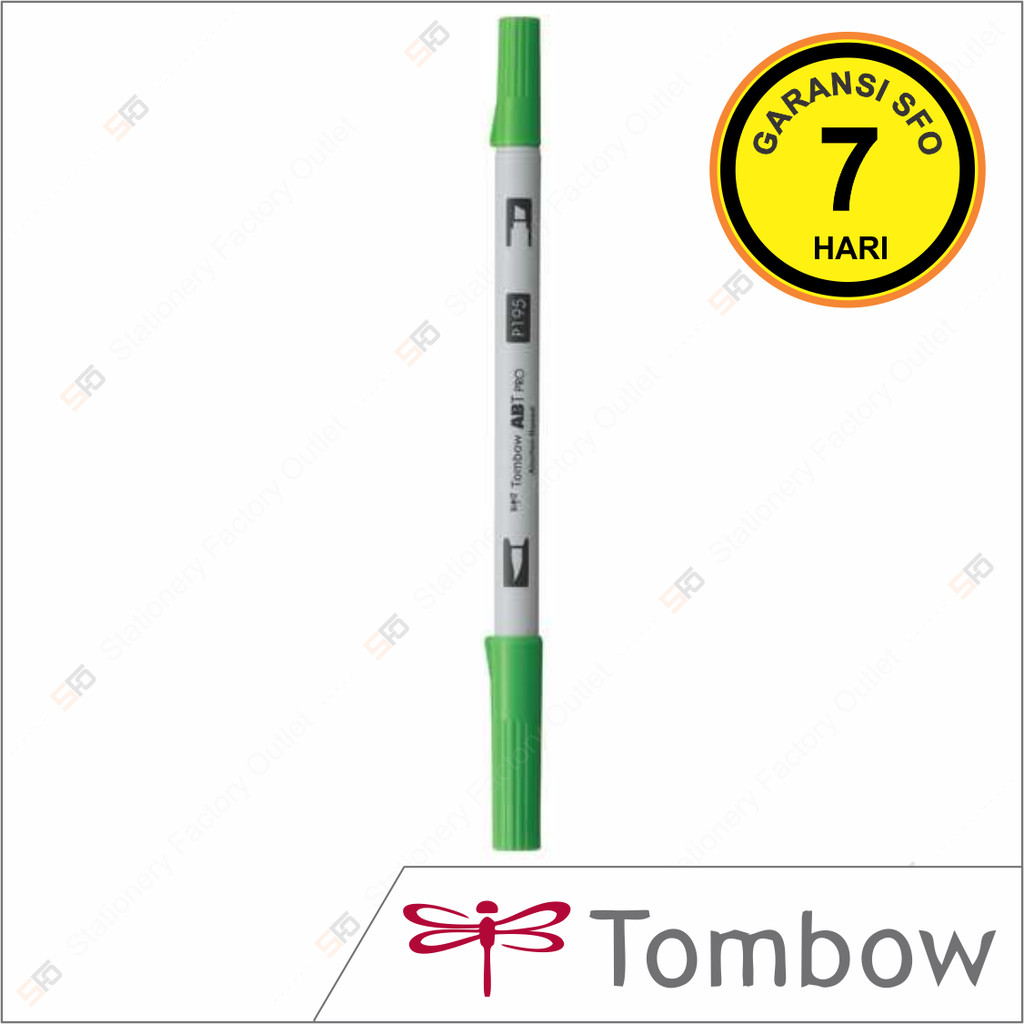 

Dual Brush Pen Tombow Pro P195 - Light Green - ABT Satuan - SFO Semarang Official