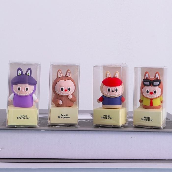 

[LOGU] Peraut pensil labubu, Rautan pensil labubu kartun 3D lucu