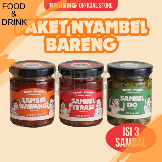 

Makanan - Makanan - Paket Nyambel Bareng 3 Sambal