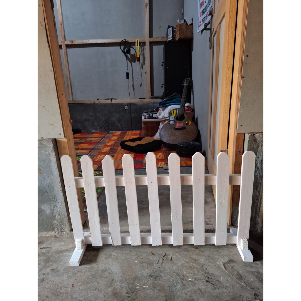 Pagar Kayu Untuk Teras Rumah Tinggi 80 Cm Pembatas Ruangan Untuk Taman Beranda Kandang Hewan