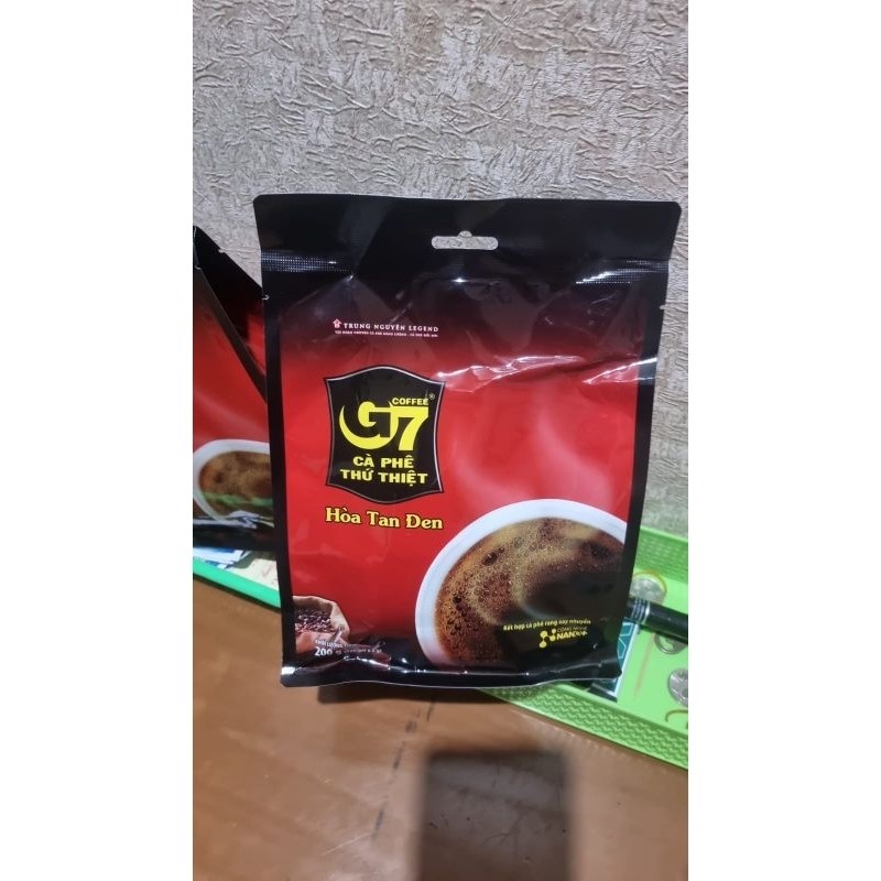 

NEW kopi vietnam blackcoffee g7 100sachet per bag no sugar