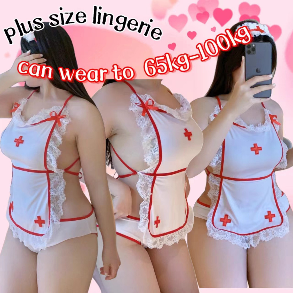 Sexy Lingerie Jumbo lingerie jumbo BigSize Cosplay Costume Costume Sexy Nurse lingeri wear to 65kg-1