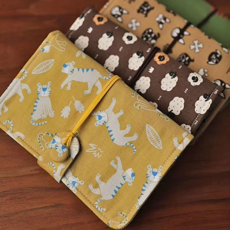 

A6/A5 Detachable Notebooks Portable Loose Leaf Notebook High Appearance Hand Account Book Girls' Fabric Pocket Books Friend Gift