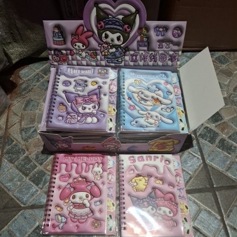 

Stiker Jilid Spiral Kuromi / cowok 4pc