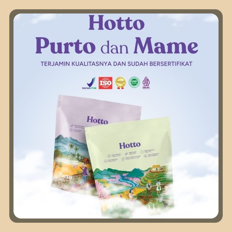 

Hotto Purto 16Sachet @30Gram - Hotto Mame 12 Sachet @30Gram