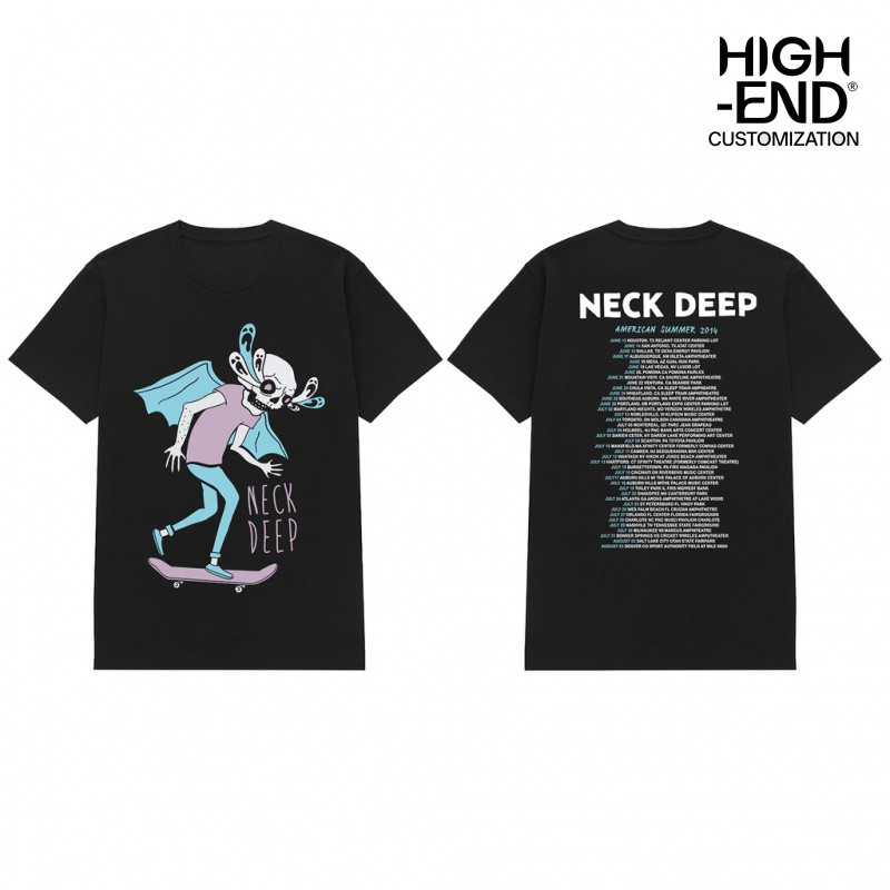 CTSYYDS Rockerstar T-shirt Band Neck Deep Tour