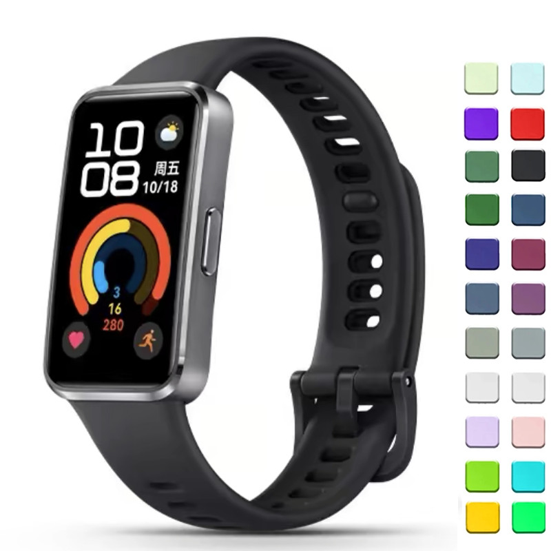 Original Silicone Strap For Huawei Band 8 9 10 Accessories Smart Watch Replacement watchband bracele