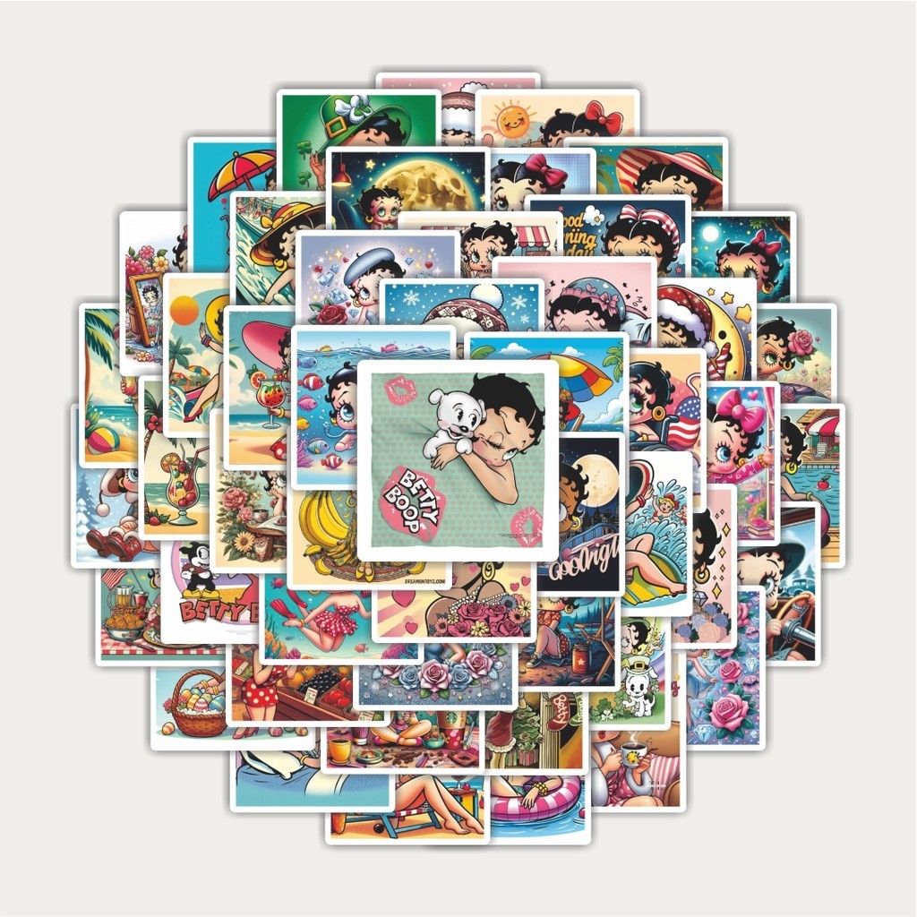 

Sticker Pack Stiker Kartun Betty Boop Versi 2 | Sticker TUMBLR | Stiker LAPTOP KOPER HELM
