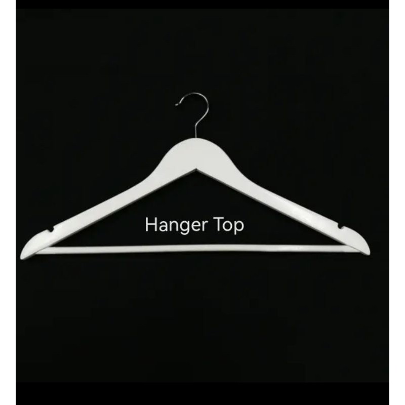 

Hanger Kayu (Wood) Palang Putih Dewasa 1 Lusin | Hanger Kayu Palangan Dewasa Warna Putih 12 PCS