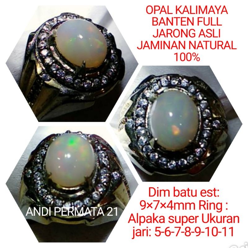 CINCIN BATU KALIMAYA BANTEN FULL JARONG NATURAL 100%
