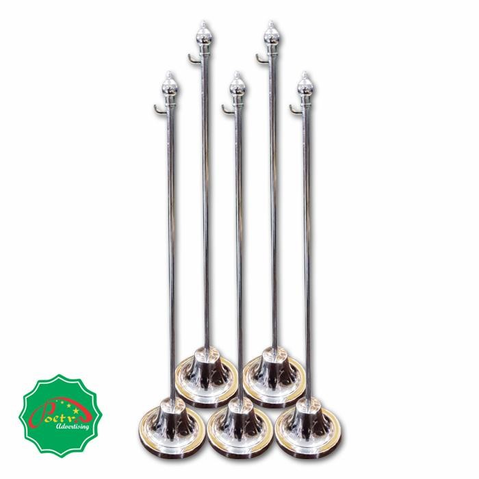 TIANG BENDERA MEJA STAINLESS - tiang & bendera