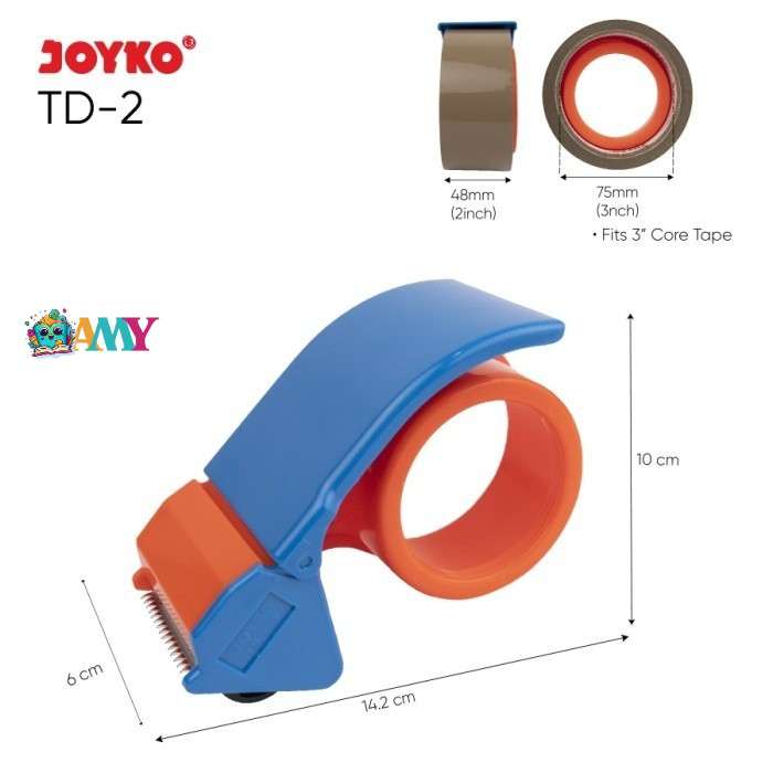 

(1BIJI) JOYKO DISPENSER TAPE TD 2 PLASTIK AMY STASIONARY
