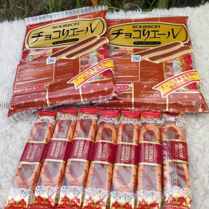 

Bourbon Choco Lier isi 7 pcs - Cookies Import Jepang - Coklat Bourbon