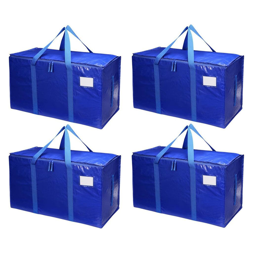 

Heavy Duty Storage Duffel Bags With Zippers And Strong Handles Packing Bags For Moving Storage Travel Camping Space Saving