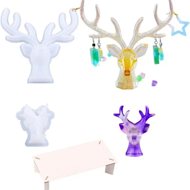 

Antler Ornament Mold Deer Stand Resin Molds Antler Resin Handmade Mold Resin Moulds Epoxy Antlers Ornament Casting Mol