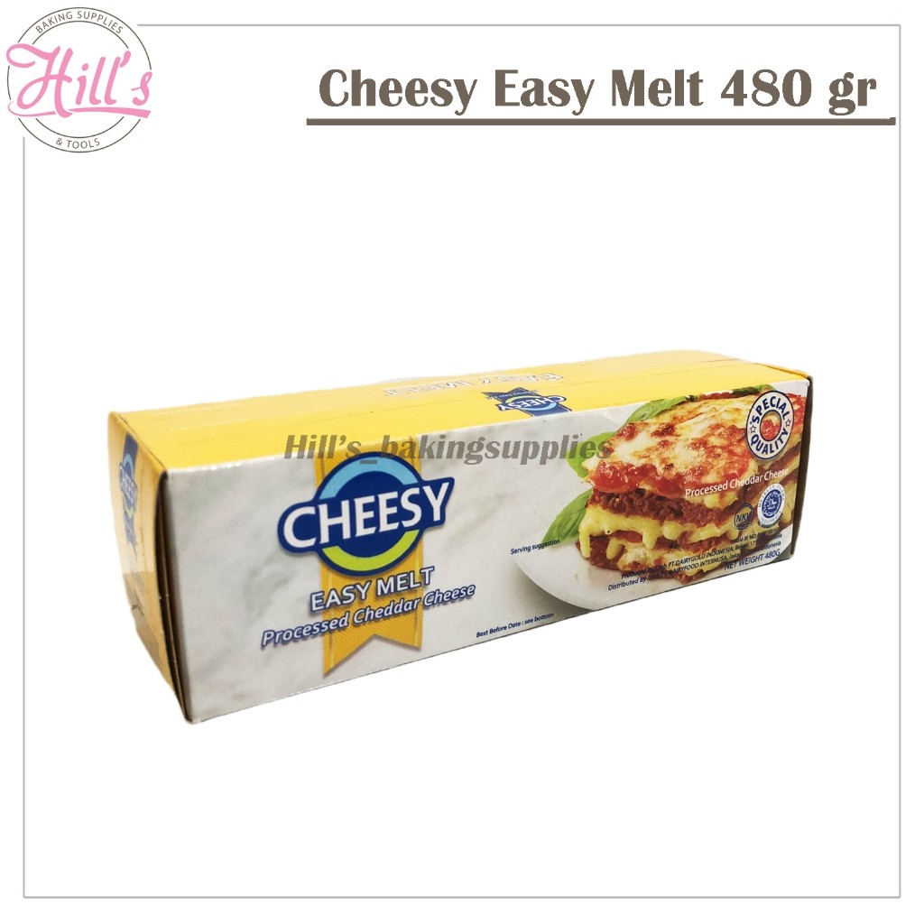

CHEESY EASY MELT CHEDDAR 480 Gr / KEJU CHEDAR PROCESSED CHEESE LUMER MELER 480Gr