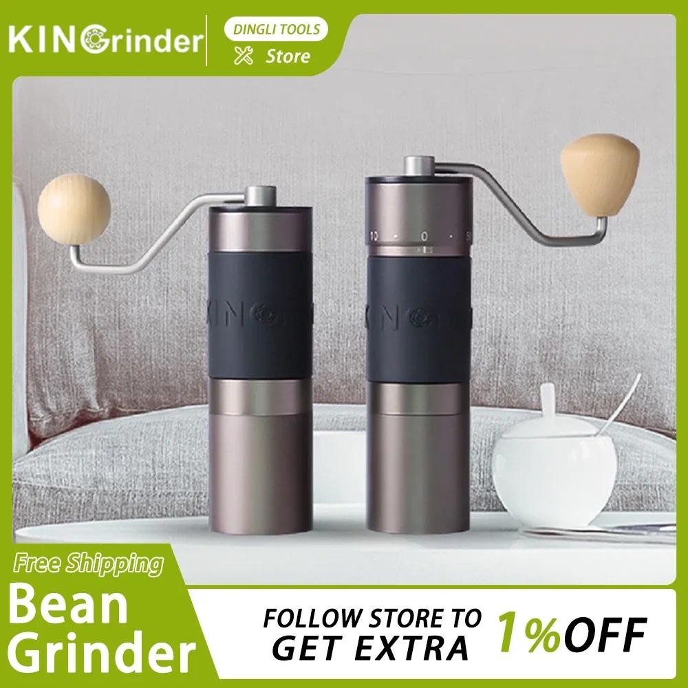 Kingrinder K0 K1 K2 K4 K6 Coffee Bean Hand Grinder Pour Over Coffee Hand Mill Customized Portable Me