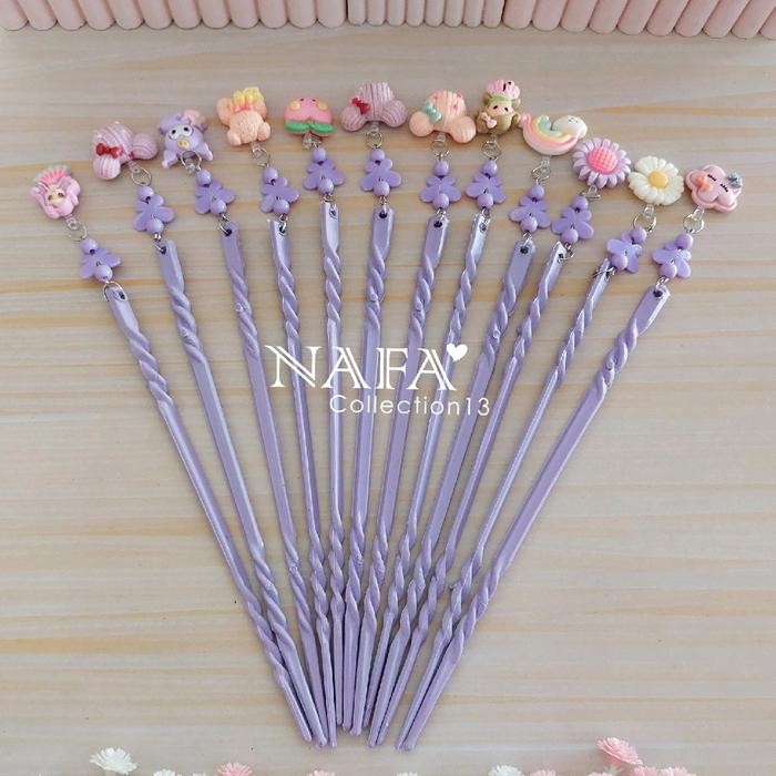 

1 Lusin 12pcs Tuding ngaji Karakter - Pink