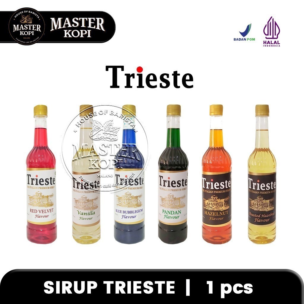 

Sirup Trieste Premium 650ml Syrup Aneka Rasa Botol Plastik
