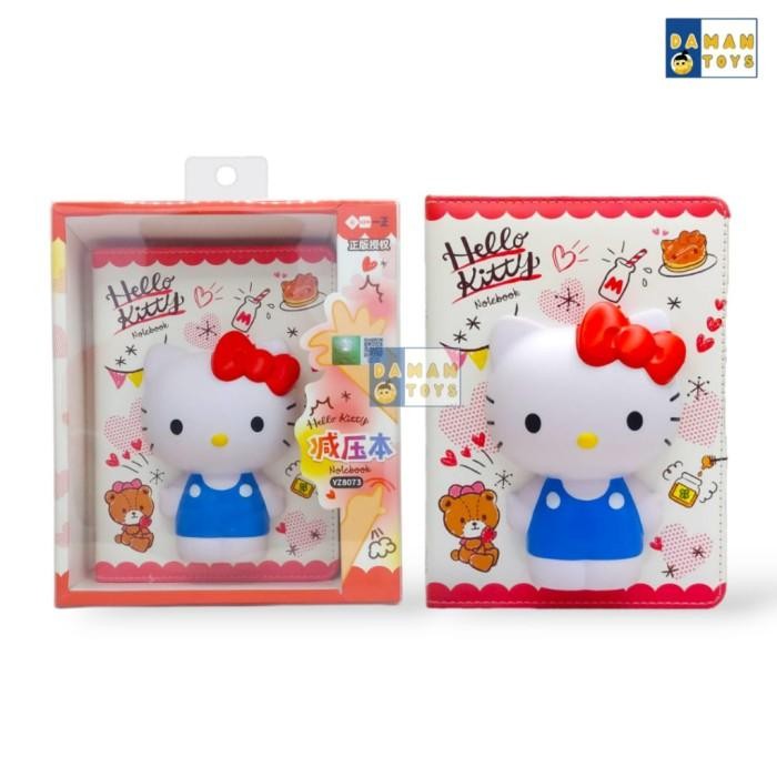 

READY Buku Diary Sanrio Notebook Squishy Kuromi Hello Kitty My Melody Cinnamonroll - DiaryHeloKitty