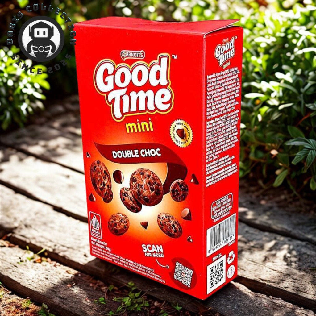 

Good Time Cookies Double Choc Arnott 50gr Daris Collection