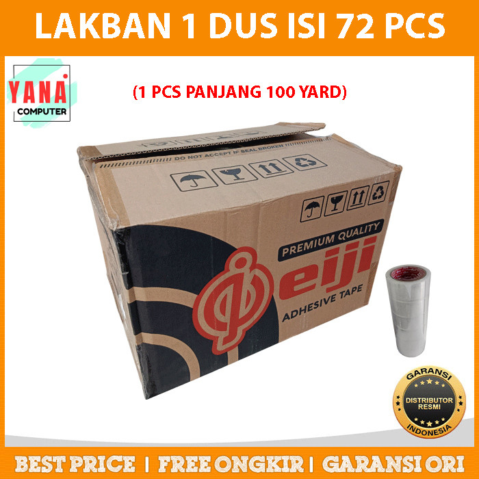 

1 DUS LAKBAN OPP TAPE 2 INCH 100 YARD BENING (48MM) - EIJI FH KACA