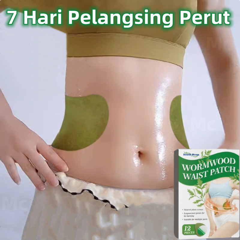 Koyo pelangsing perut Pelangsing perut buncit wanita Penghancur lemak perut slim patch koyo pelangsi