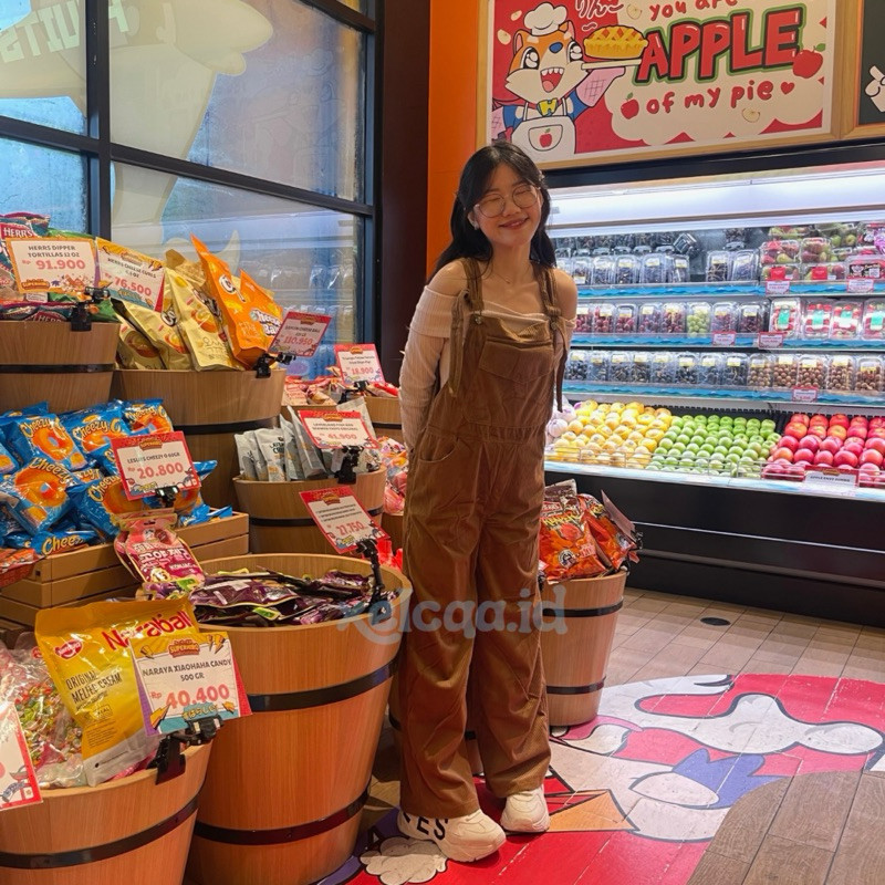 Alila Overall | Celana Kodok Corduroy | Celana Panjang Korean | Xelcaa