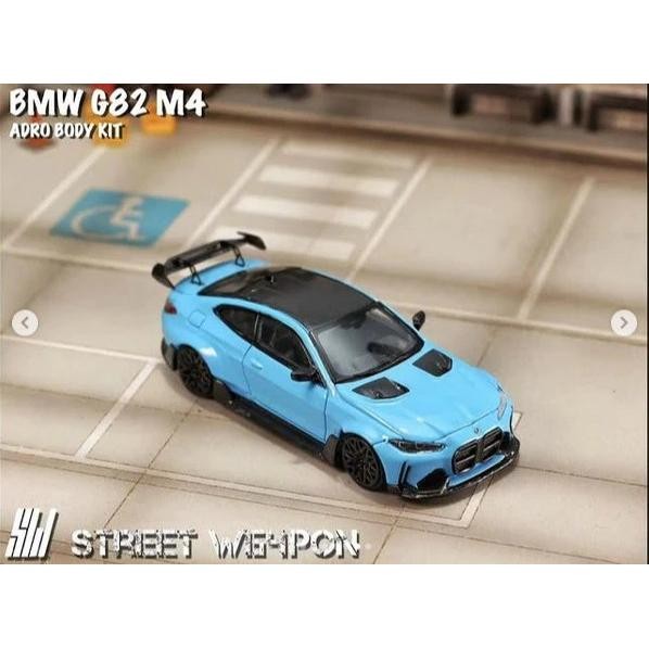 ORIGINAL SW64186 - Street Weapon 1/64 BMW G82 M4 - Miami Blue