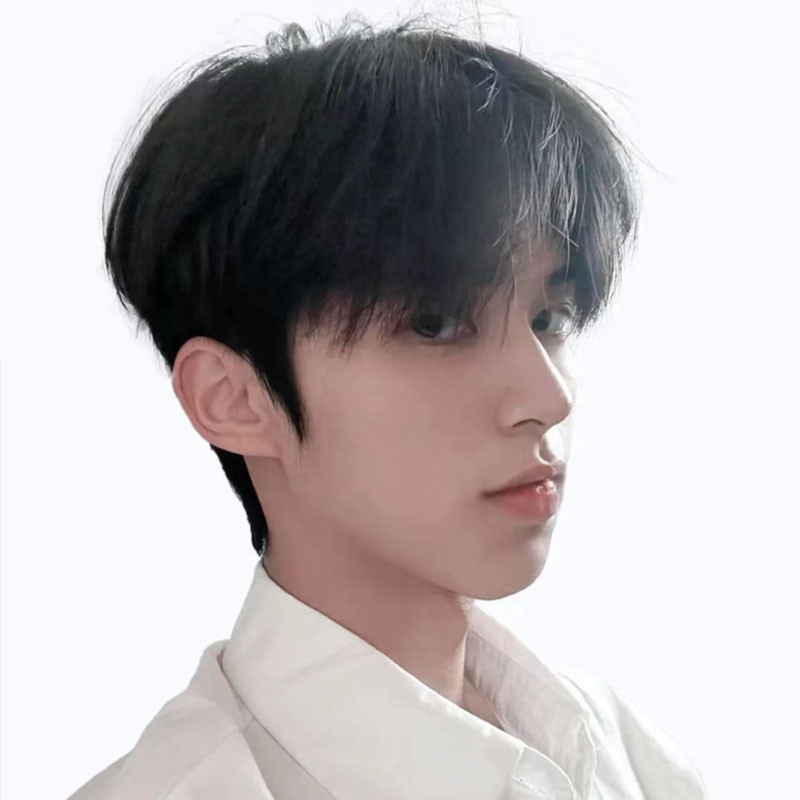 Rambut pria dengan rambut pendek dan kepala lengkap dengan rambut anak laki-laki dan rambut anak lak