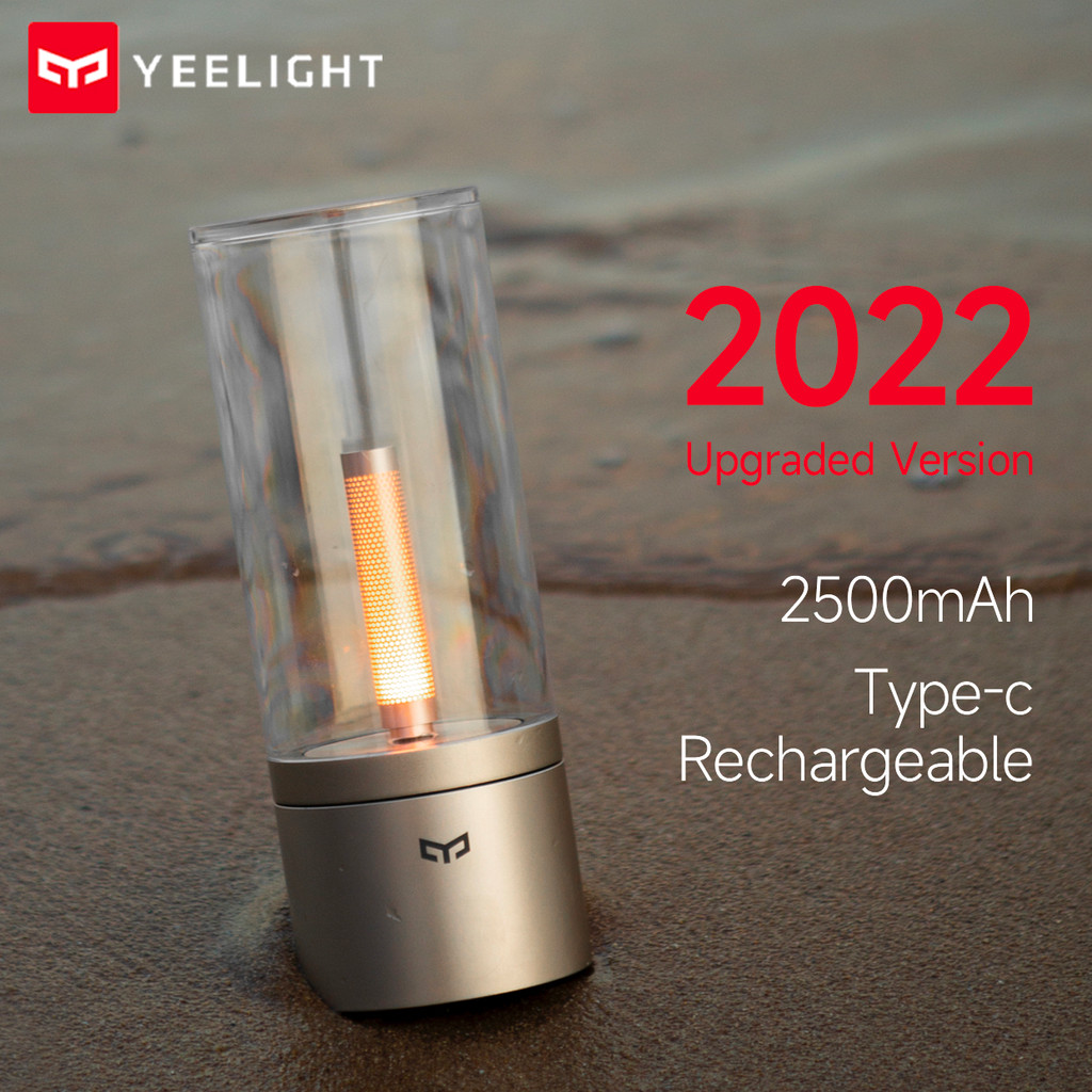 Yeelight Candela lamp Led Night ight rotate to meet the right mood candle-like breathing light stepl