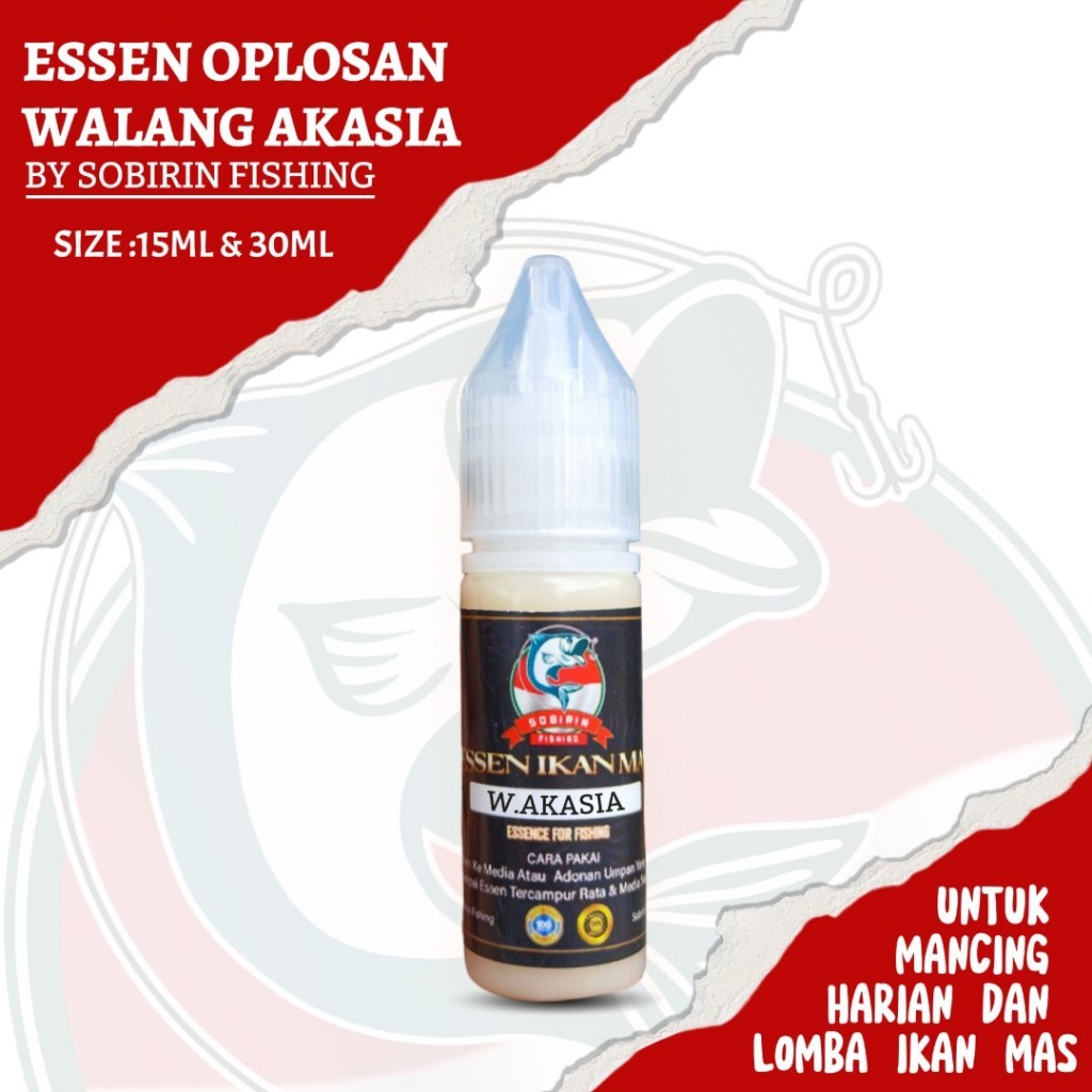 OEGINAL Essen akar walang akasia sobirin fishing - essen oplosan paling gacor 15ml