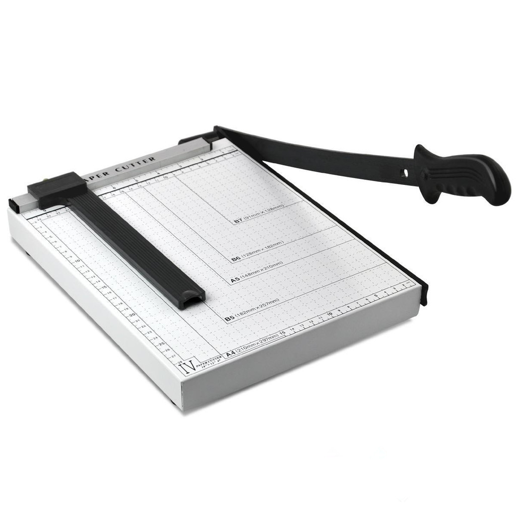 

10 * 12 Inch Paper Guillotine Paper Trimmer Machine 17 Inch Heavy Duty Paper Cutting Tool