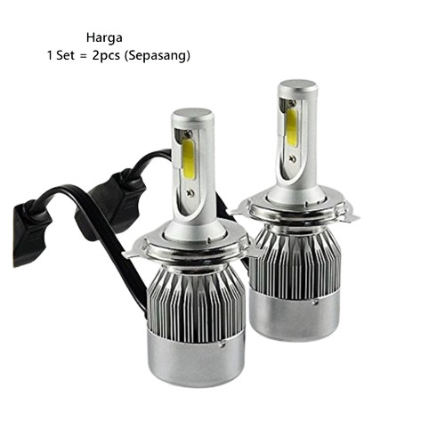 LED Headlight C6 36 Watt H4 / LED H4 Ultra Bright DIM