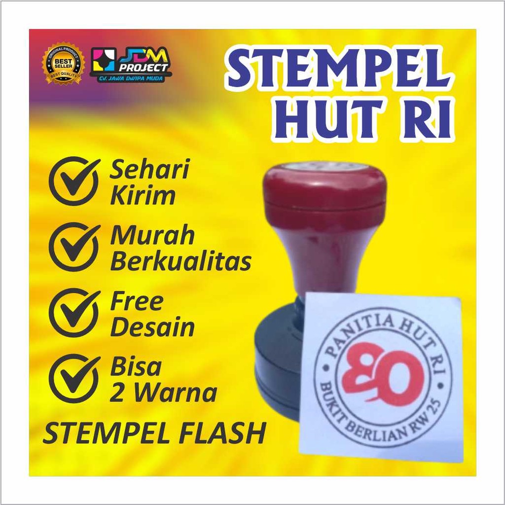 

JDM Project - Stempel PANITIA HUT RI 80 tahun 2025