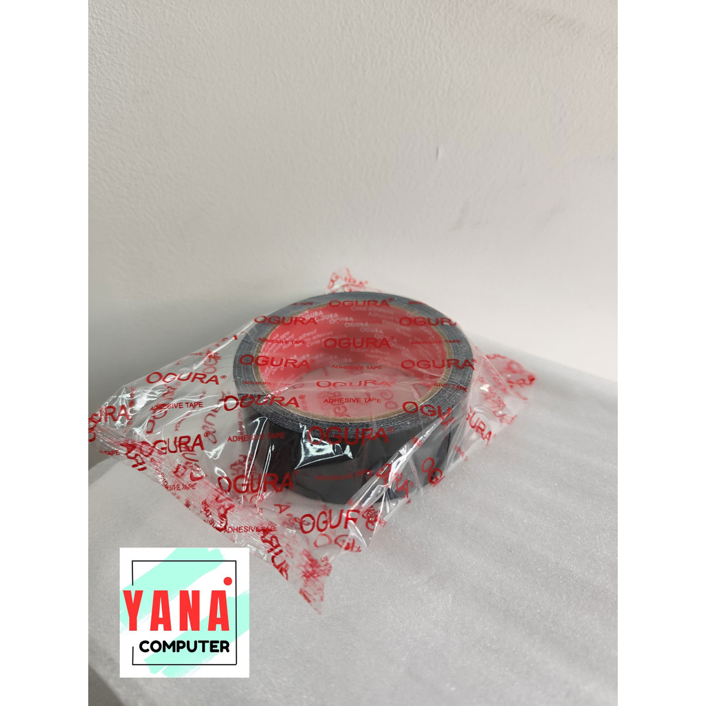 

1 PCS LAKBAN HITAM 1.5 INCH 12 YARD (36MM x 10M) - OGURA CLOTH BLACK